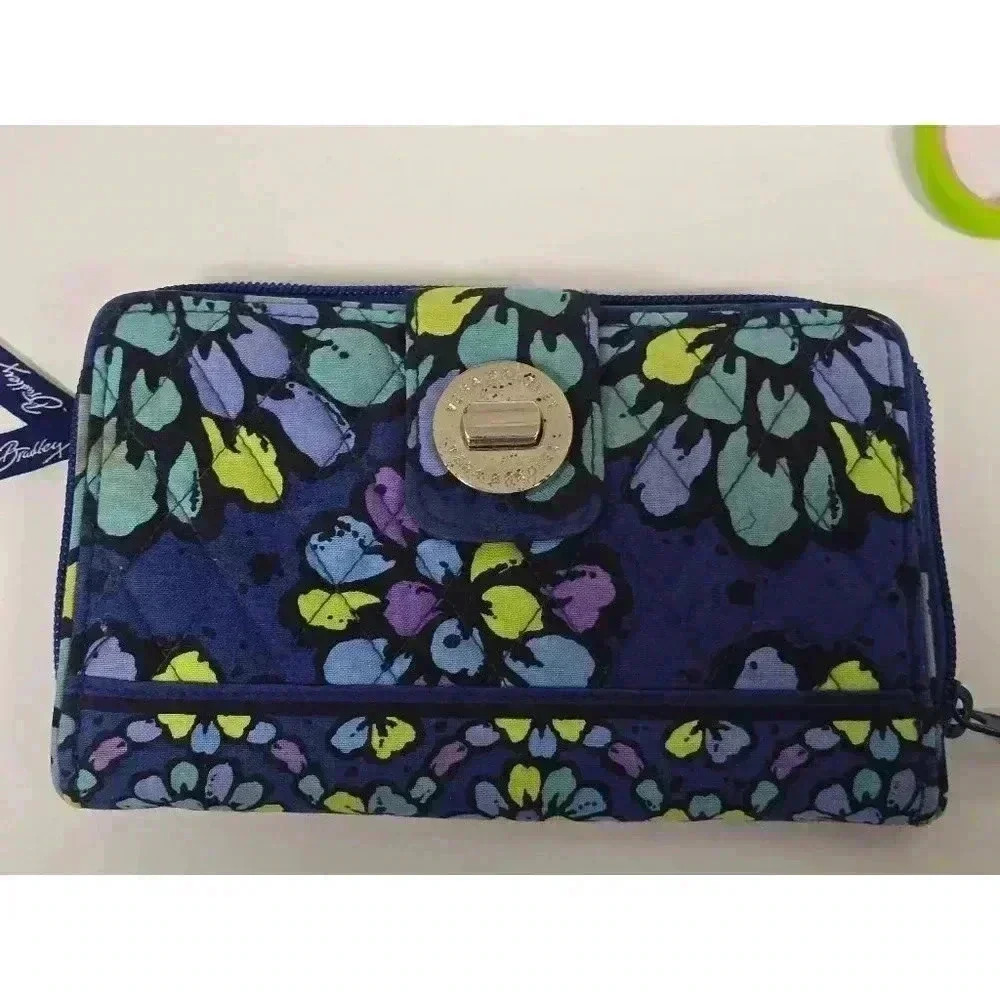 Vera Bradley Wallet Blue Multi